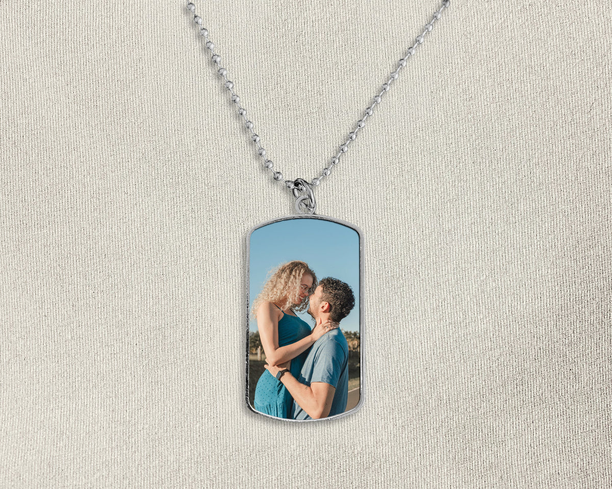Personalized  Photo Premium Metal Dog Tags