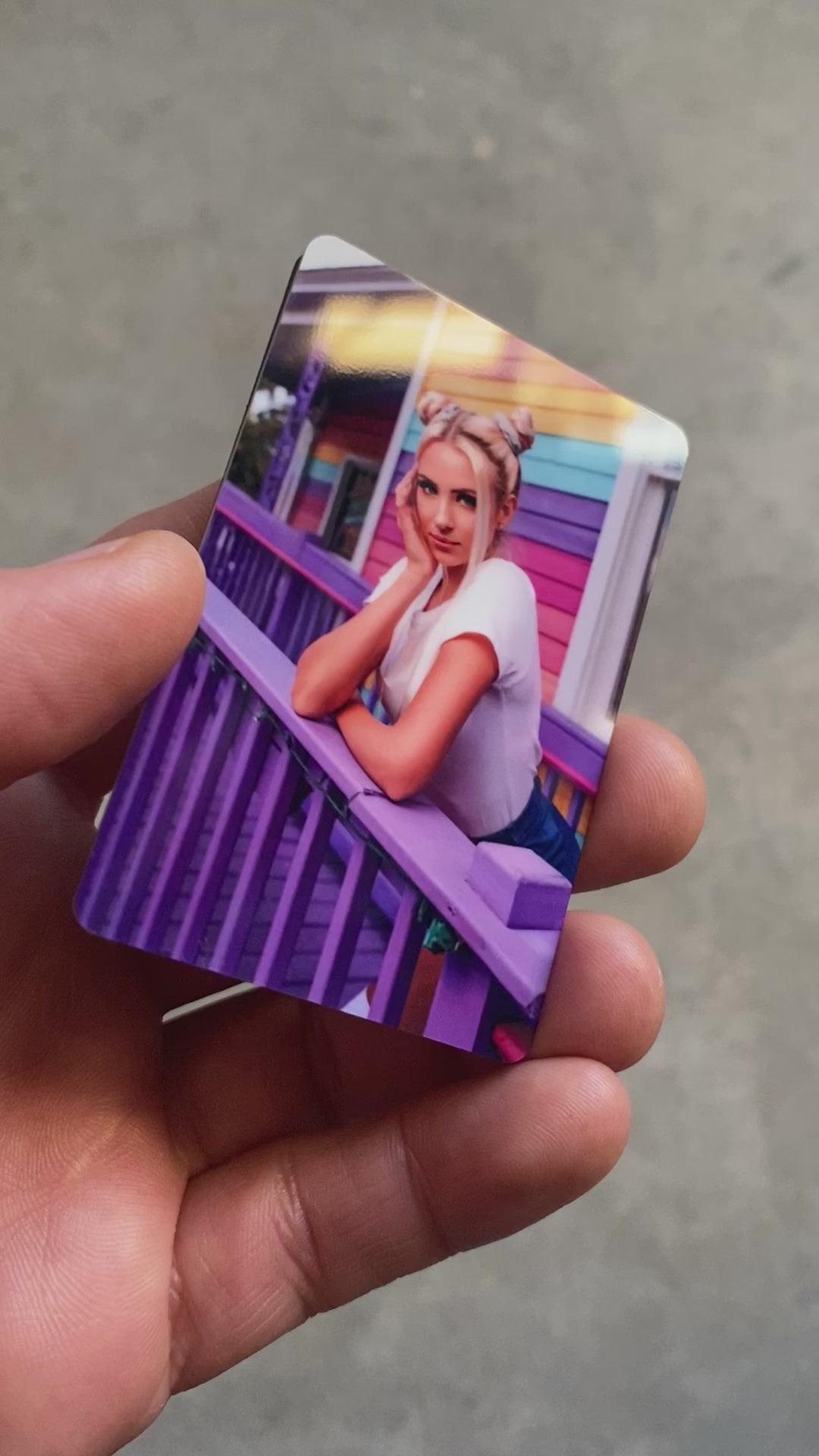 Personalized Photo Fridge Magnet Video
